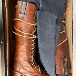 Freebird by Steven Knee high boots. Never worn. Craft-fully made boots.